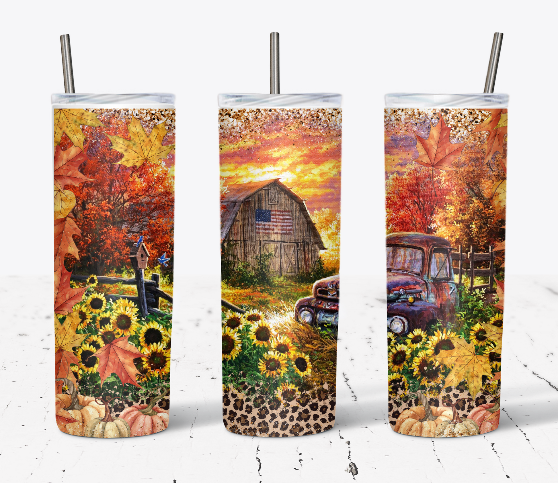 20 ounce Skinny w/ handle “It's Fall Y'all” Tumbler – The Cup Lady NV