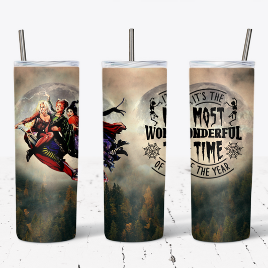 It's the Most Wonderful Time of the Year Classic Halloween Skinny Tumbler